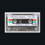 Cool vintage 80s retro music cassette tape funny business card<br><div class="desc">A cool vintage 80s retro music cassette tape funny business card design. Customize this cool vintage 80s retro music cassette tape funny business card and give it your individual style. A professional modern customizable Business Card. Perfect for many professions looking for that visual creative edge over their competitors to stand...</div>