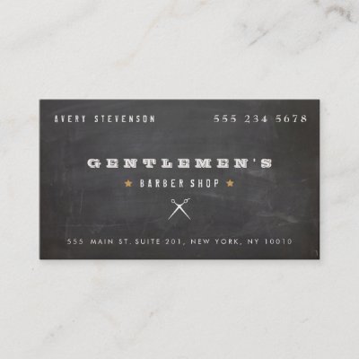 Rustic Country Barber Scissors And Razor Business Card Zazzle