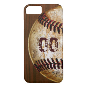 Cool Vintage Baseball iPhone Case Jersey NUMBER