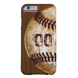 Cool Vintage Baseball iPhone Case Jersey NUMBER