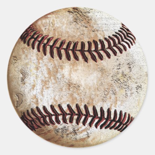 Cool Vintage Baseball Stickers Blank or Add Text