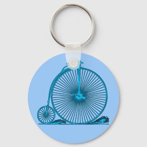 Cool Vintage Bicycle Illustration Products Keychain