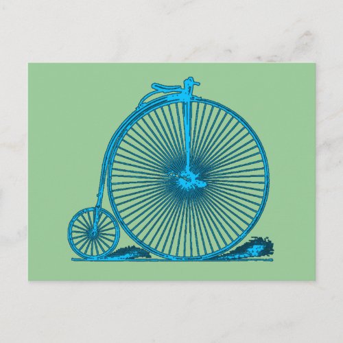 Cool Vintage Bicycle Illustration Products Postcard