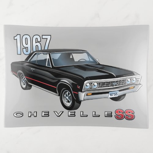 Cool Vintage Black 1967 Chevy Chevelle SS Trinket Tray