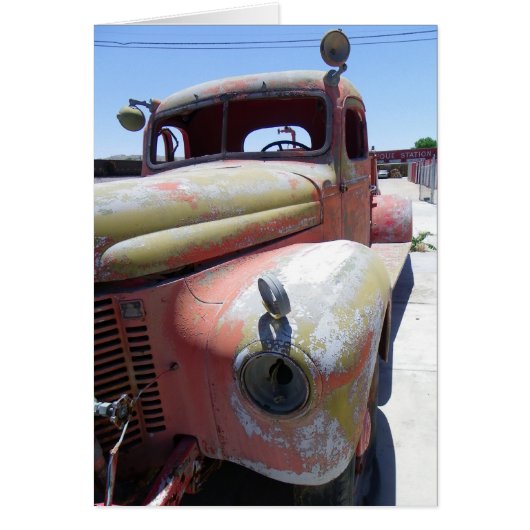 Cool Vintage Car Greeting Card! (Front)