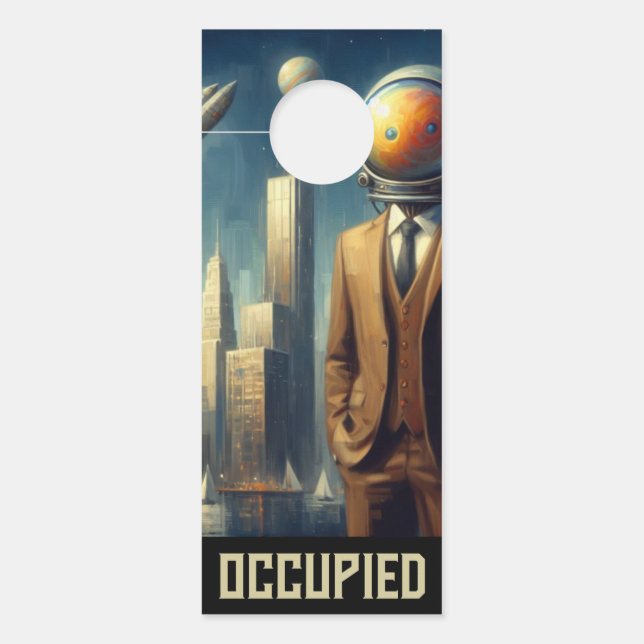 Cool vintage door hanger (Front)
