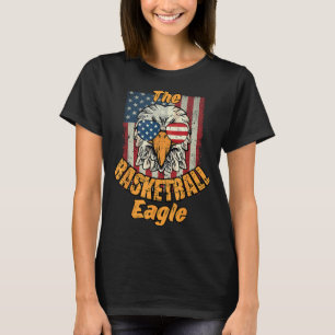Cool Vintage Family Matching Basketball Eagle 4th  T-Shirt
