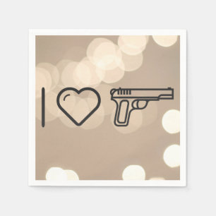 Cool Vintage Guns Napkins