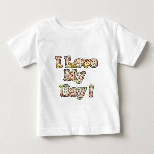 Cool Vintage Hakuna Matata Gifts I Love my Boypng Baby T_Shirt