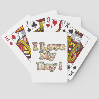Cool Vintage Hakuna Matata Gifts I Love my Boy.png Poker Cards