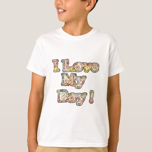 Cool Vintage Hakuna Matata Gifts I Love my Boypng T_Shirt