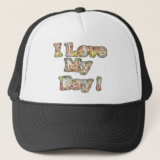 Cool Vintage Hakuna Matata Gifts I Love my Boy.png Trucker Hat