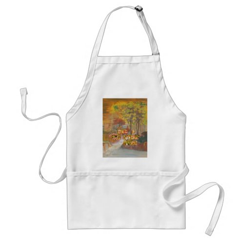 Cool vintage Hakuna Matata Have a cool Autum Seaso Adult Apron