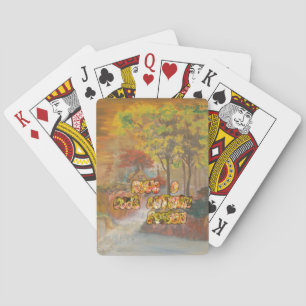 Cool vintage Hakuna Matata Have a cool Autum Seaso Poker Cards