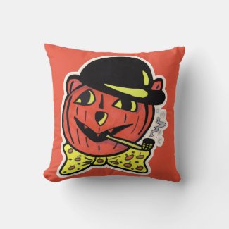 Cool Vintage Jack-O-Lantern Cat Halloween Pumpkin