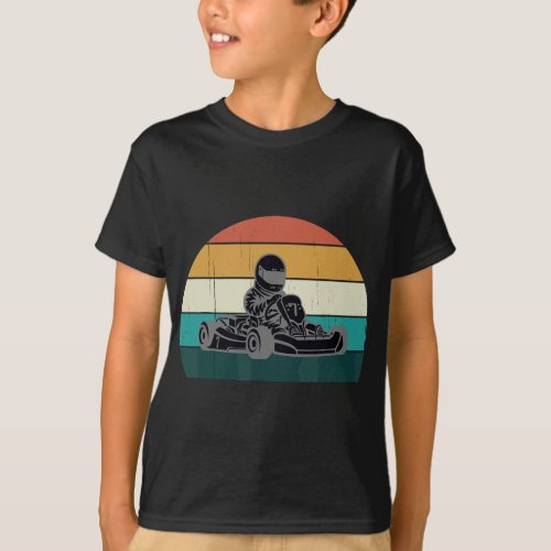 Cool Vintage Karting T_Shirt