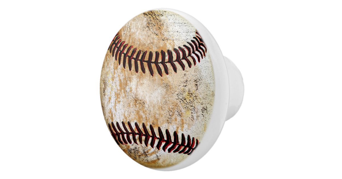 Cool Vintage Look Baseball Drawer Knobs And Pulls Zazzle Com