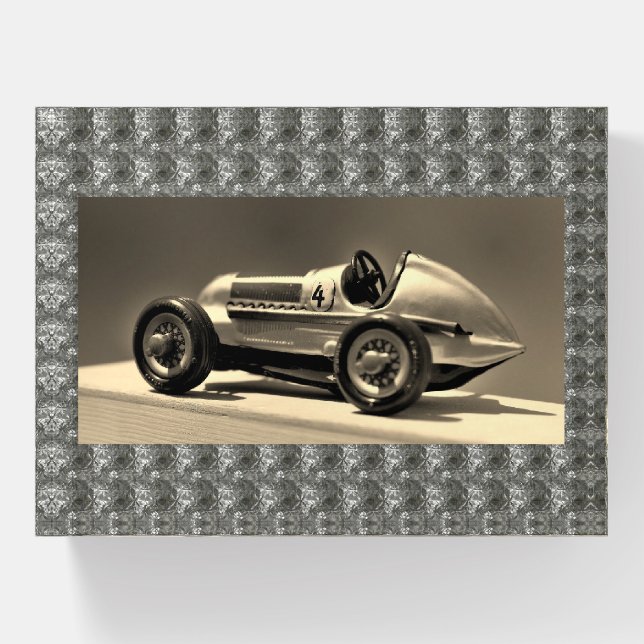 Cool Vintage Metal Toy Car Paperweight (Front)