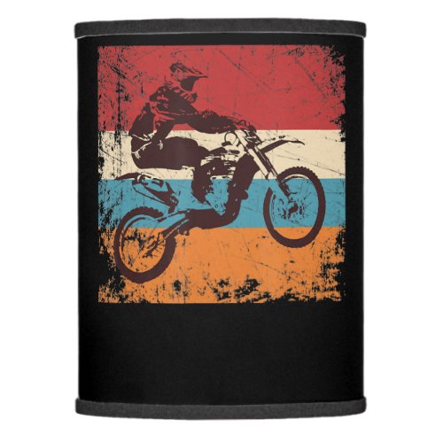 Cool Vintage Motocross Gift For Motorbike Lovers Lamp Shade