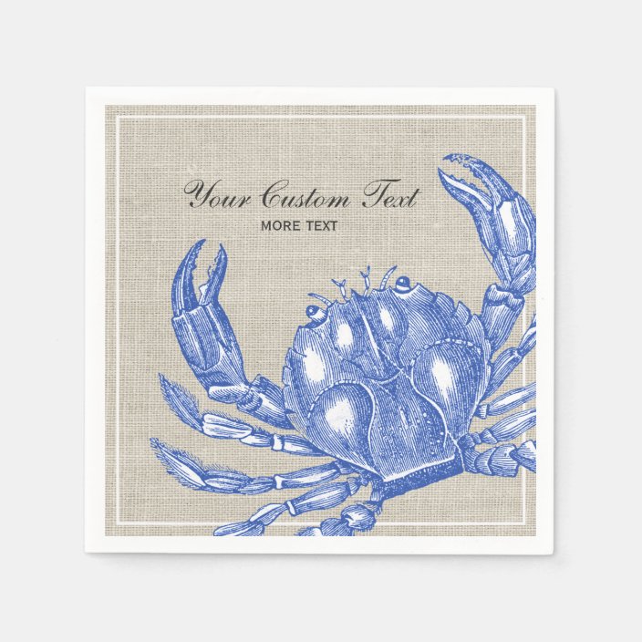 1267332769 CafePress Blue Crab Beach Towel