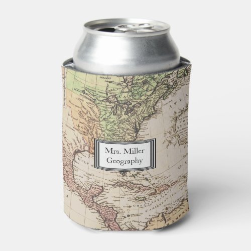 Cool Vintage New World Map Geography Teacher Can Cooler