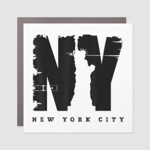 Cool Vintage New York City Style Tee Shirts, New Y Car Magnet