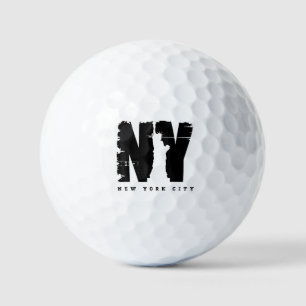 Cool Vintage New York City Style Tee Shirts, New Y Golf Balls