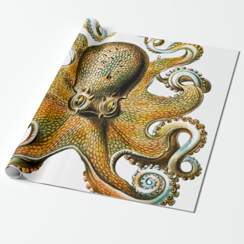 Cool Vintage Octopus Wrapping Paper
