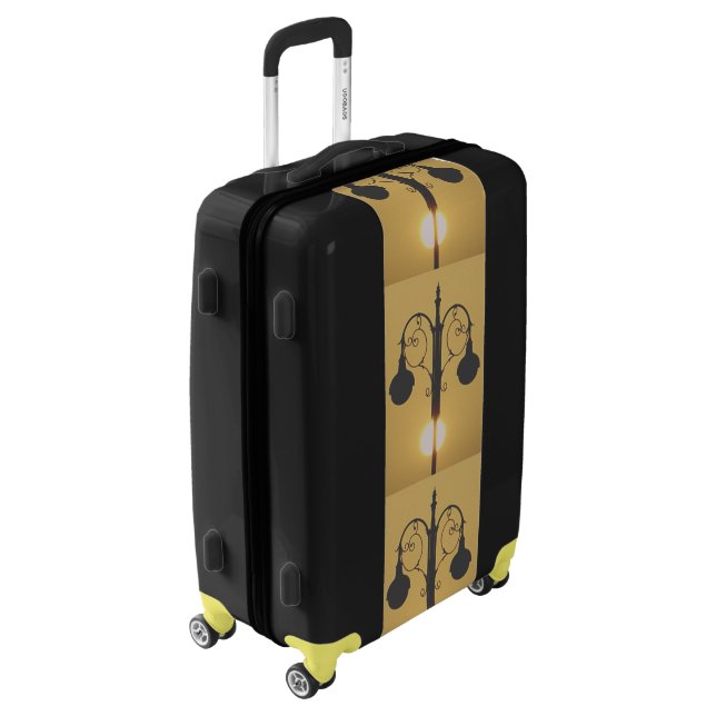 Cool Vintage Queen Victoria's reign sunset Luggage (Rotated Left)