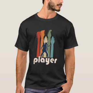 Cool Vintage Retro Guitar Player Guitarist T-Shirt