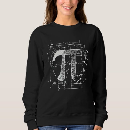 Cool Vintage Retro Pi 3 14 Math Ematics Birth Day  Sweatshirt