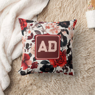Cool Vintage Rose Family Pillow