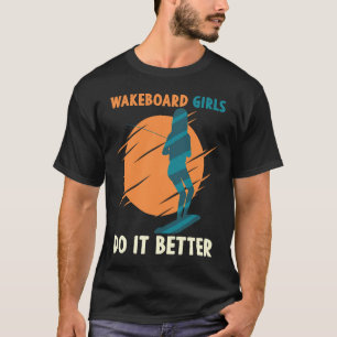 Cool Vintage Wakeboarding Graphic For Wakeboard T-Shirt