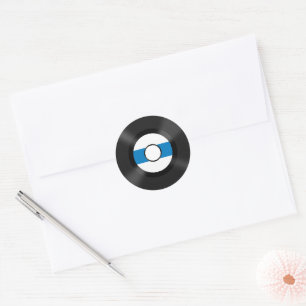 Cool Vinyl record music fun sticker