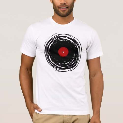 Cool Vinyl Record Vintage Retro T Shirt