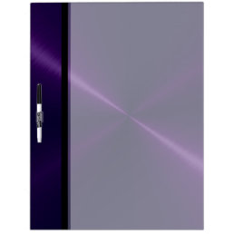 Cool Violet Shiny Stainless Steel Metal Dry Erase Board