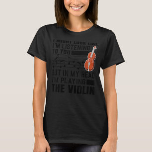 Cool Violin For Men Women Violinist Player Viola C T-Shirt