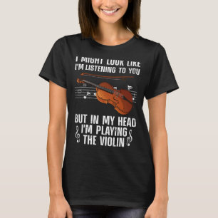 Cool Violin For Men Women Violinist Player Viola C T-Shirt