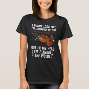 Cool Violin For Men Women Violinist Player Viola C T-Shirt