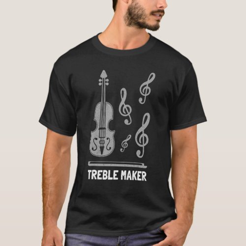 Cool Violin Player For Men Women Violinist Viola 1 T_Shirt
