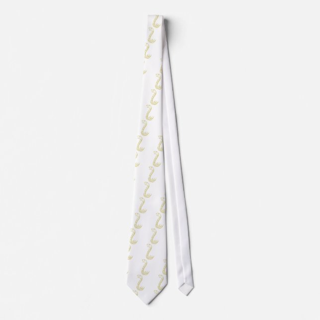 Cool Viper Snake Logo Tie (Front)