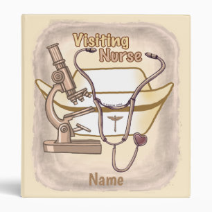 Cool Visiting Nurse 3 Ring Binder