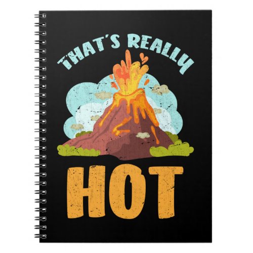 Cool Volcano Lover Funny Geology Boys Girls Notebook
