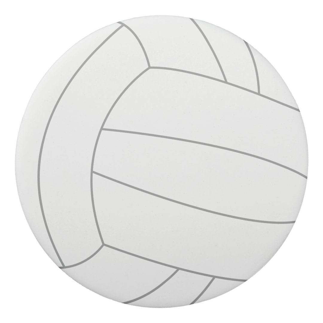 Cool Volleyball Eraser | Zazzle