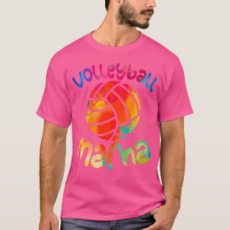 Cool Volleyball Fancy Volleyball Mama Sporty Mom T-Shirt