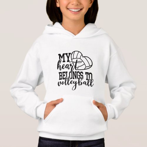 cool volleyball sports lovers hoodie