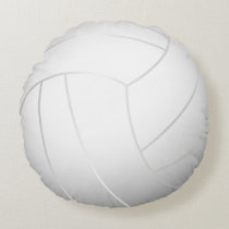 Cool Volleyball (White Color) Round Pillow Cool Volleyball (White Color) Round Pillow