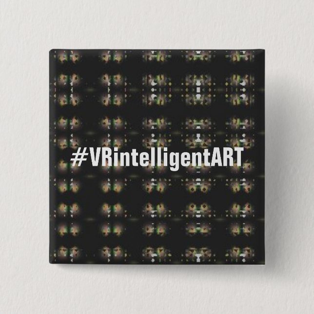 Cool VRintelligentART Buttonpin Button (Front)