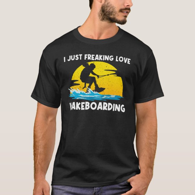 Cool Wakeboarding For Men Women Wakeboard Wakeboar T-Shirt (Front)