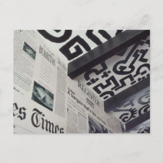 Cool Wall Art Postcard